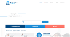 Desktop Screenshot of bluetreeclinics.com